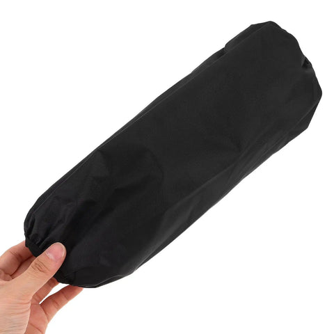 Slick Shield Waterproof Arm Sleeves, Heavy Duty Oilproof Kitchen And Garage Crew Work Guards, Black fabric on hand for protection.