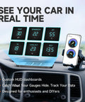 Bluetooth OBD2 Scanner For Cars Read And Clear Engine Codes With Live Data For Transmission ABS SRS HUD Dashboards