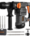 Heavy Duty Variable Speed Rotary Hammer Drill 1-1/4 Inch SDS Plus Demolition Hammer For Concrete With 13 Amp Motor