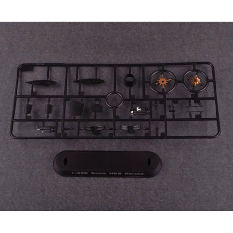 Astute-Class Nuclear Attack Submarine Model Kit 1/350 For RC Hobbyists, Trumpeter 04598 parts sprue and display base