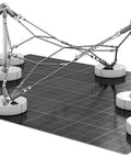 Magnetic Modular Kit For Engineering And Architecture Education That Lets You Build Bridges And Cable Structures Hands On