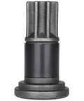 Close-up of engine barring tool drive end with splined shaft and flange for Cummins B/C series and 5.9L diesel engines