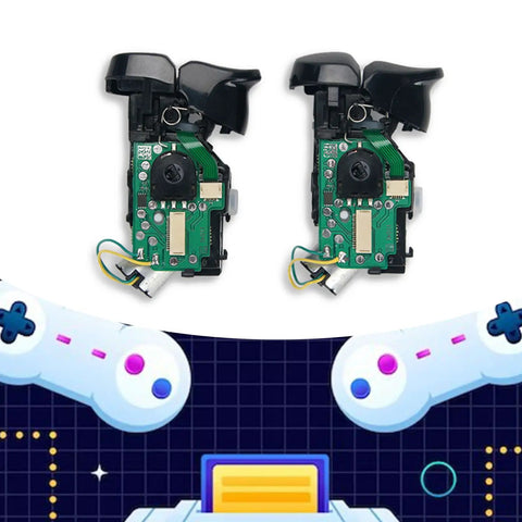 Beefed Up Trigger Module Replacement Kit For Game Controllers With L2 R2 Triggers And Vibration Motor Durable Metal Build