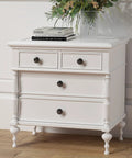 White dresser with Black Round Matte Cabinet Knobs Dope Set With Zinc Alloy Metal Hardware For Dresser Drawer Cupboard And Kitchen Cabinets Heavy Duty Handles With 1 Inch And 1.77 Inch Screws Rust Resistant