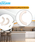 3.75 Inch C-C Furniture Pull Handles Semi Circular Half Circle Cabinet Wardrobe Door Drawer Pulls With Mounting Screws, kitchen view