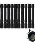 10Pcs UHF Stubby Antenna 400-470MHz For VX Series Handheld Radios, 3.7 Inch, SMA Male Connector, compact and durable set.