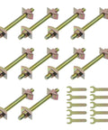 Rock Solid Countertop Connector Kit with 10 sets of drawbolt bolts and wrenches for table tops and furniture assembly