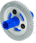 Navy blue metal 57T spur gear from Beefed Up Slipper Clutch Upgrade Kit For 1 By 10 Scale RC Vehicles Including Granite Senton Vorteks Big Rock Kraton Outcast 3S 4S And 1 By 8 Typhon With Metal 57T Spur Gear And 20T 21T Pinions And Slipper Shaft Navy Blue.