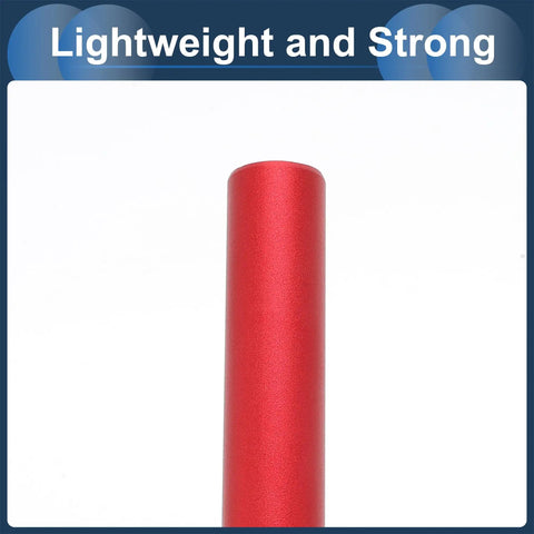 Lightweight 27.2x300mm Aluminum Alloy Bike Seat Post Red Universal Saddle Post For Mountain And Road Bikes, Fits Most Clamps