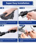 Installation steps for Best Bet Half Twist Throttle 3 Pin for 12 72V E Bike Ebike with waterproof extension cable male connector