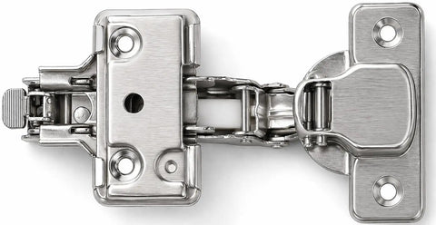 20 Pack Inset Frameless Soft Close Cabinet Hinges With Screws 110 Degree 3D Adjustable Clip On Concealed European Hinges