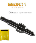 100 Grain Screw In Archery Field Points Set For Target Practice Arrow Tips Easy Swap Compatible With Crossbow Recurve And Compound Bow