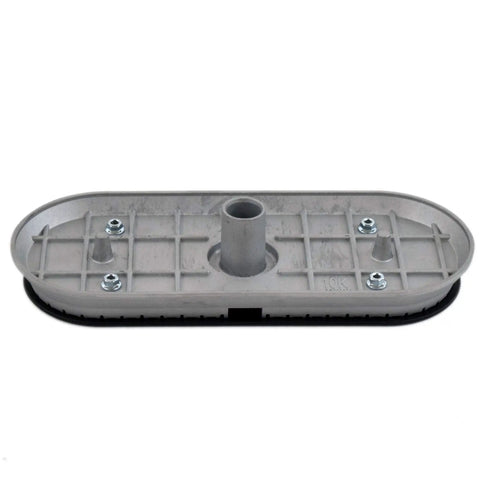 OEM Replacement Burner Assembly ABF73729805 For Black Cooktop Plug And Play Fit Genuine OEM Authorized Part metal base view