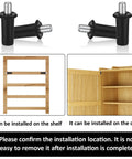 8 Piece Cabinet Door Repair Pins Set For Damper Replacement And Furniture Fittings, Spring Pins for installation on shelf and door