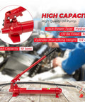 10 Ton Porta Power Hydraulic Jack Kit With 4.6 Ft Oil Hose, 132mm lift, hydraulic design for auto body repair tasks.