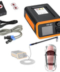 Powerful 1000W Induction Heater Dent Repair Kit With Hot Box Pro Grade Paintless Dent Puller For Cars Exteon Rod Ideal For Quick Minor Dent Removal And Car Body Repair including unit, cables, and car diagram.