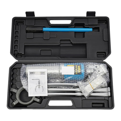 Heavy Duty 20T Hydraulic Gear Puller Set With 2 Or 3 Jaws Wheel Bearing Kit Using Alloy Steel Includes Case Removes Truck Wheels Sprockets Rotors And Gears For Shops And Repair Where Mechanics Want Pro Gear For Heavy Critical Maintenance Work, open case
