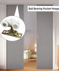 2 Pack 3/4 Inch Sliding Pocket Door Rollers Assembly With Nylon Wheels, Top Hanger And 4 Screws For Pocket Door Bypass Closets