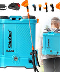 Beast Battery Powered Backpack Sprayer 3.2 Gallon With Adjustable 0 To 80 PSI Compatible With Makita 18V Battery Electric Sprayer