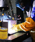 Welder using Anti Spatter Welding Nozzle Gel For MIG Nozzles And Tips Keeps Your Nozzle Clean Prevents Clogs And Erratic Operation