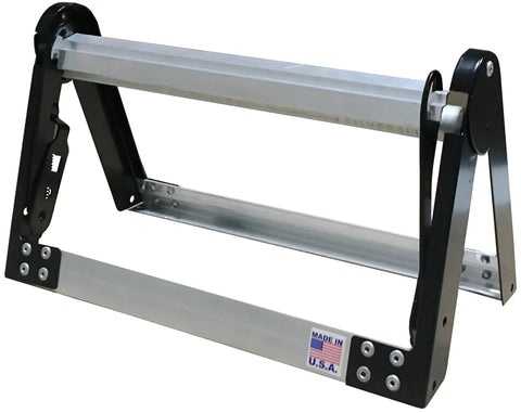 Smooth Operator Heavy Duty Benchtop Kraft Paper Dispenser Fits Up To 60 Inch Rolls, black steel frame with sharp blade made in USA
