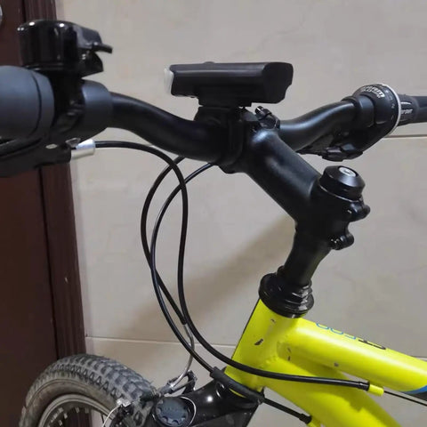 Riser Quill Stem Adapter For 22.2mm, 25.4mm And 28.6mm Forks, 150mm Aluminum MTB Road Bike Handlebar Extender installed on bike