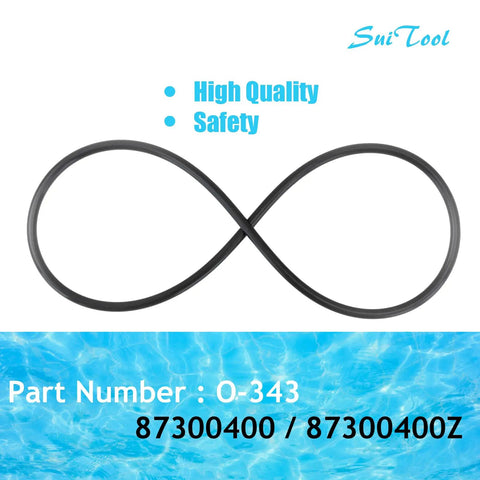 Pool Filter O Ring Replacement For Pentair Clean And Clear Cartridge Filters CC50 CC75 CC100 CC150 CC200 8.98 Inch Inner Diameter 0.275 Inch Thick Tank Clamp O Ring 1 Pack Easy Install And Durable Seal, black rubber O-ring