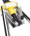SIXRUN Professional Double Handle Hand Rivet Nut Tool Kit With Ergonomic Grip And 1kg Pull Strength For Automotive Motorcycle Home Repair And Industrial Jobs You Need Now yellow metal rivet nut tool close-up