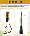 Ultimate Flex Shaft Kit For Rotary Tools 39 Inch S93 Inner Shaft And S77 Outer Sheath Replacement Parts with product dimensions