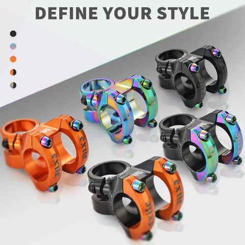 Ultra Lightweight 40mm MTB Stem For 31.8mm Handlebar And 28.6mm Tubes CNC Aluminum Alloy Short Riser Mountain Bike Bar Stem Ultralight