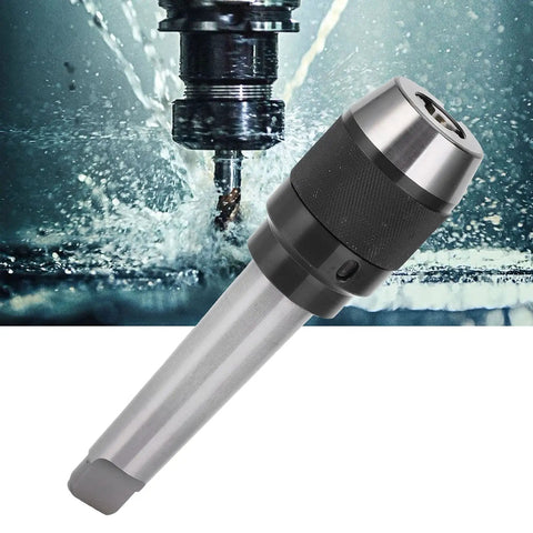 Heavy Duty Keyless Drill Chuck With Straight Shank Integrated Design offers superior rigidity and fast automatic tightening for 13mm bit clamping.