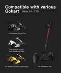 Rear Non Pneumatic Tire Set For Gokart Pro And Pro2 Kit Compatible With Gokart S Max showing compatibility with various models