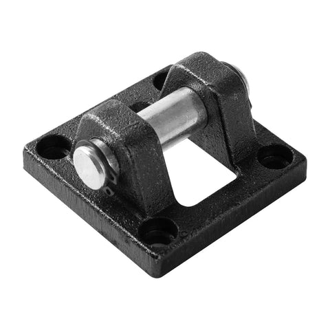 Foot Flange CB-32 for foot mounting on pneumatic SC-32 cylinder with four screws, cast steel heavy duty build, rust prevention note.
