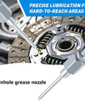 Beast Of A Heavy Duty Grease Needle Tip Dispenser With Alloy Screw Thread Waterproof Build, 8000 PSI Max lubricating gear