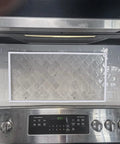 30 Ft Peel And Stick Trim For Walls And Backsplash Edges, Flexible Self Adhesive Molding Tape, White, Installed Above Stove