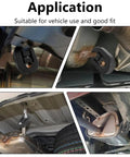 Exhaust Rubber Hanger For Muffler Mounts With Two Holes 0.47 Inch installed on vehicle undercarriage