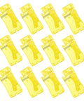 Automatic Needle Threader Tool Set With 12 Pieces Dope Durable PP Material Precise Threading For Fine Needles Versatile Thread Compatibility Lightweight Home Sewing Aid For Seniors And DIY Projects, 12 yellow tools