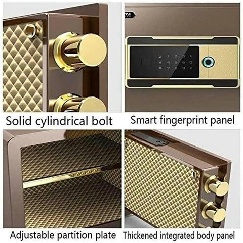 Heavy Duty Home Security Box Safe Built Tough As Nails From Microcarbon Alloy Steel, Water Resistant And Anti Corrosion, Solid Lock Bolts