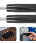 Durable Heavy Duty M10 Male Threaded Revolving Handwheel Handle with Non Slip Bakelite Grip Offers Heat Electrical Safety For Milling Tools And Machining Gear Making Your Shop Work Way Easier, black