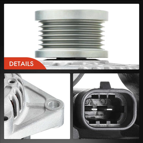 Details of Chevrolet Sonic 2012-2018 1.8L 12V 100Amp Alternator Replacement With 6-Groove Clutch Pulley Clockwise Rotation