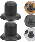 Slick Replacement Patio Umbrella Screw Caps Kit Two Pack Black Weather Resistant Plastic Top Ends For Easy Backyard Repair And Beach Vibes Secure Fit Universal Style For Outdoor Fishing Gadgets. Two black plastic umbrella tip caps