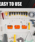 Premium Pegboard Hooks Assortment Kit With 278 Pieces And Bins For Garage Wall Organization Set For Hanging Tools display