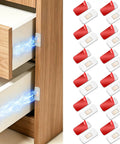 No Drill Magnetic Cabinet Door Catches For A Clean Look 12 Pack Ultra Thin Invisible Magnets Low Profile 0.8 By 1.6 Inches