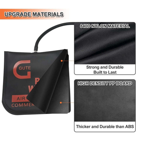 Air Wedge Bag Pump Kit For No Fuss Single Person Lippage And Alignment, Heavy Duty Inflatable Bag Tool With 330 Lb Rating