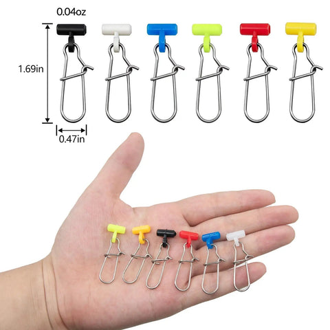 Heavy Duty Sinker Slides For Fishing Rigs Kit With Duo Lock Snaps 25 50 100 Pcs Pro Grade Quick Change Sinker Slider Connectors