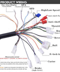 Wiring harness for Beefy 72V 3000W Brushless Motor Kit With 80A Controller for Go Karts Electric Scooters and Motorcycles