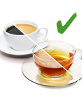 No Worries Water Filter Replacement Cartridges Pack Of Four For Pitchers And Coffee Pots Cuts hard water scale, showing refreshed coffee and tea.