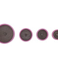 Easy Install Ceramic Welding Cup Set With Alumina Gas Lens Kit For TIG Tools Compatible With Wp20 and industrial equipment, pink ceramic cups in various sizes.