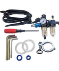 Zero Drama Heavy Duty Semi Automatic Gear Pump Paste Filling Machine With Smart Touch Control For Spot On Precision 110V accessories kit including hoses and filters.