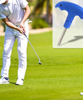 Golfer on course with Golf Wrench Driver Tool T25 For Head Adjustment And Shaft Adapter Durable Golf Club Repair Kit in focus.